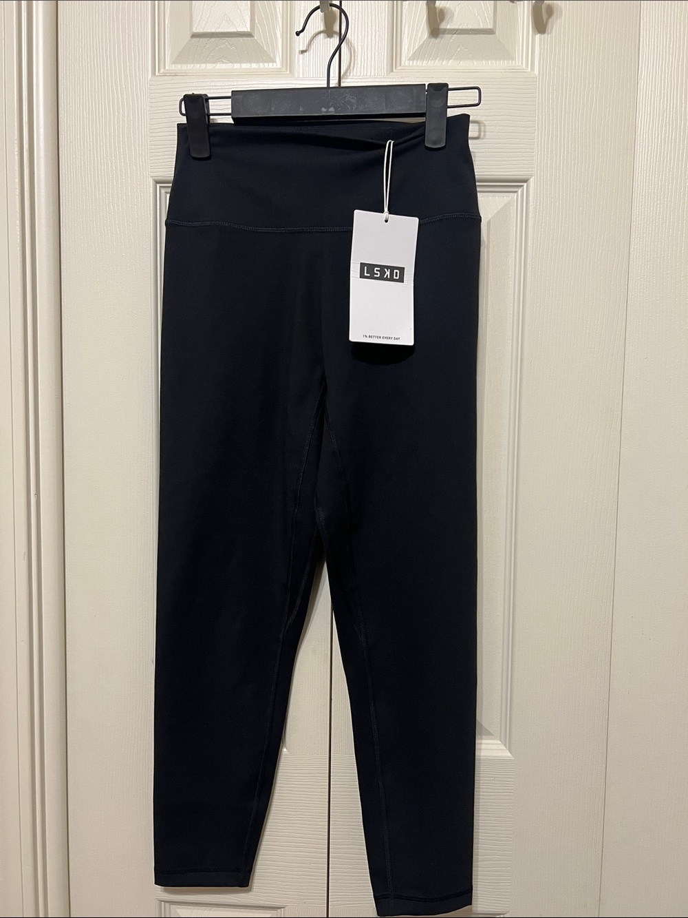 LSKD Fusion 7/8 Black High-Waist tights.